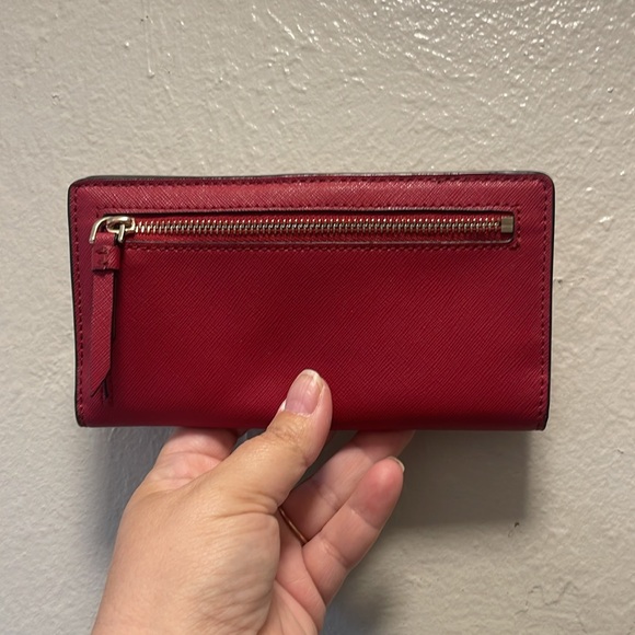 Kate Spade bifold wallet red - Picture 4 of 5